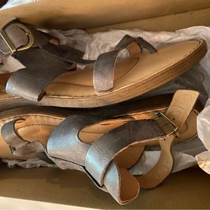 Born sandals. Grey. Like new, wore one time. Euro size 43. US size 12.